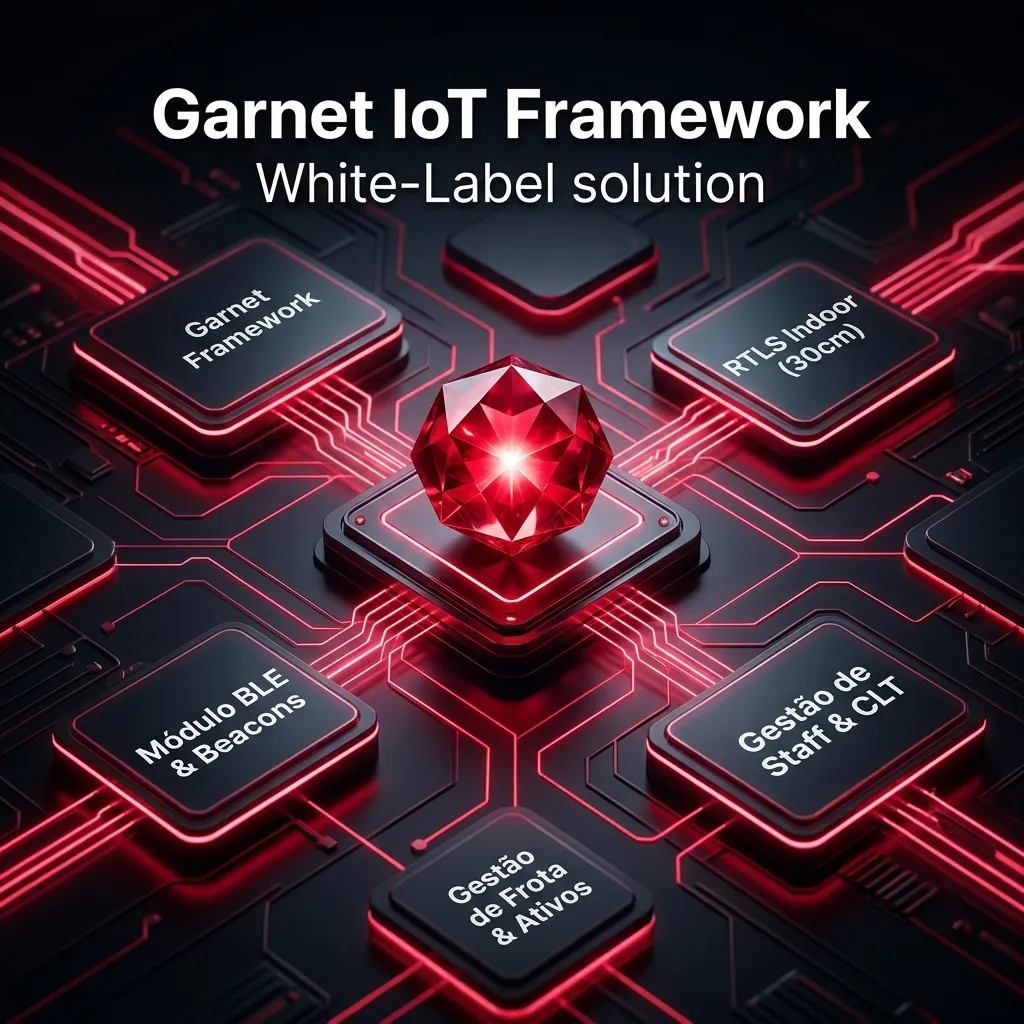Imagem de destaque do artigo: Garnet: The Definitive Framework for IoT & BLE Projects in 2026