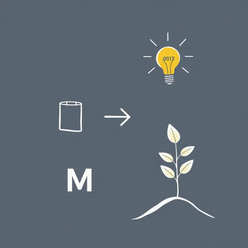 Conceito de MVP mostrando evolução de produto simples para polido